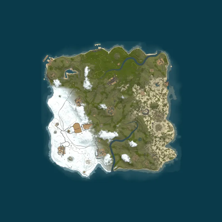 Map of RUST Server