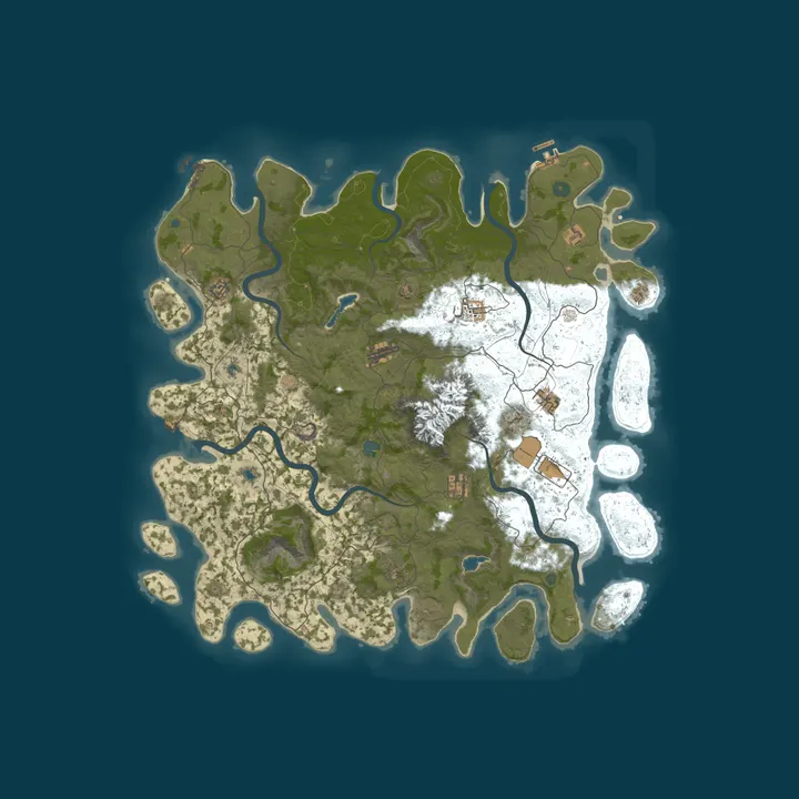 Map of 【祖国安康】原倍/技能/突袭/萌新/死亡不掉落