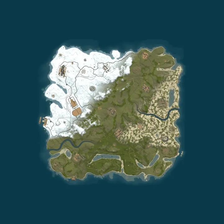 Map of WARBANDITS.GG EU 3X |Solo/Duo/Trio|LootX3| JUST WIPED