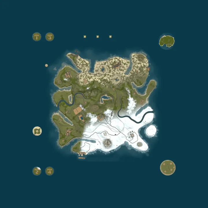 Map of RUSTALIA [LATAM] PVE | Wiped: 12d 8h