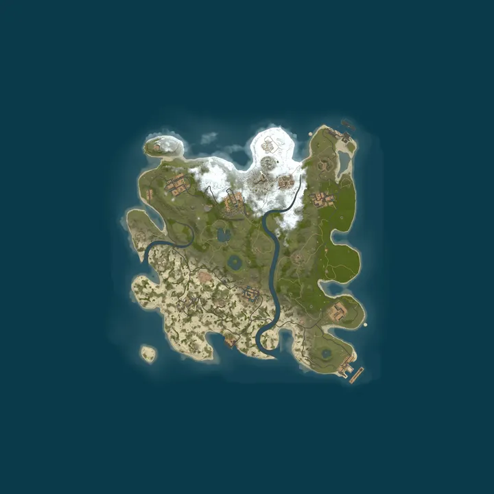 Map of PARADOX | VESKORA | x2 | SOLO DUO TRIO SQUAD | 3D