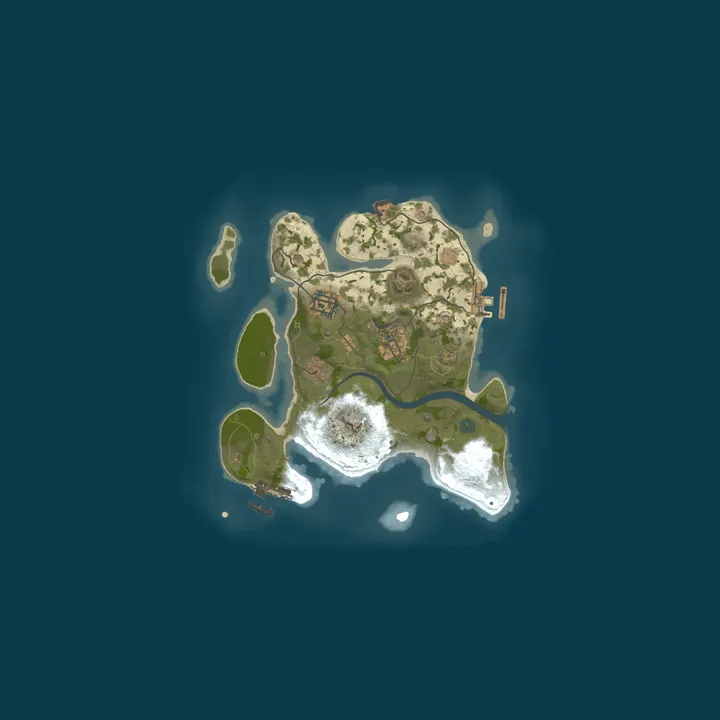 Map of Weed Paradise - Rust Role Play