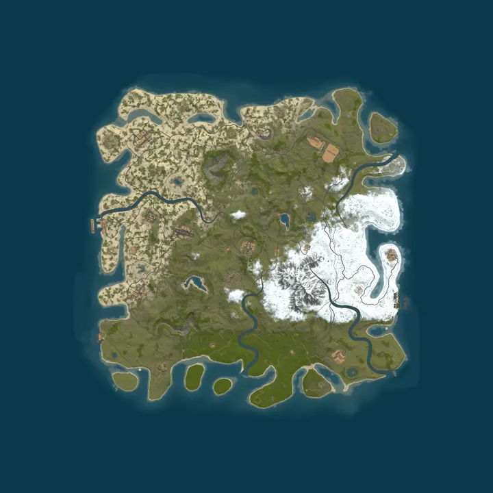 Map of 초보/농사/힐링 [ 놀자컴퍼니서버 ] PVE/24H/X3