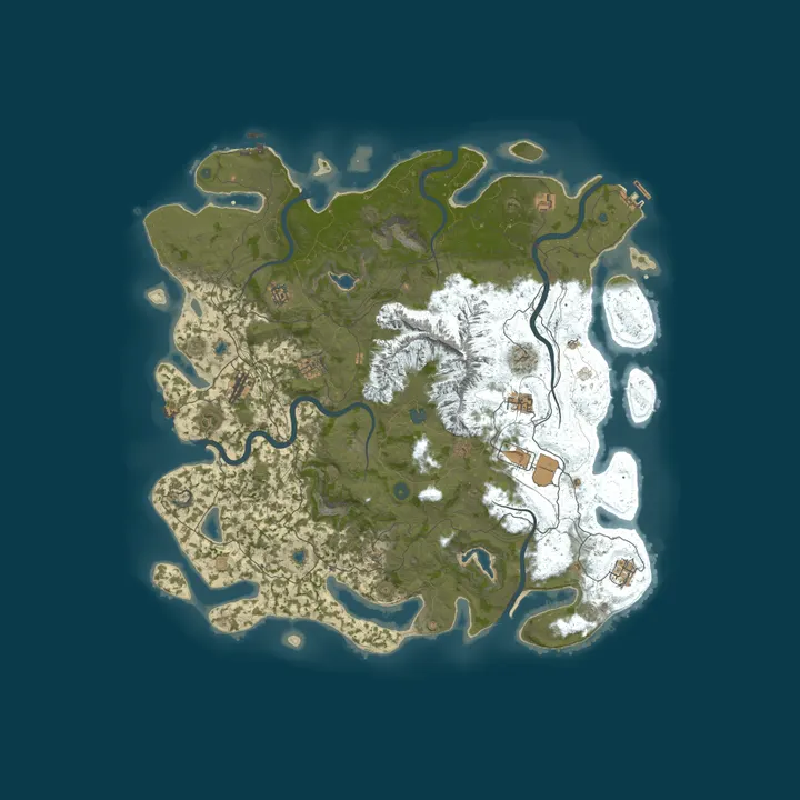 Map of FOXX PVE - 3X |Kits|Skill|RP|Bosses|Hard NPCs|Events
