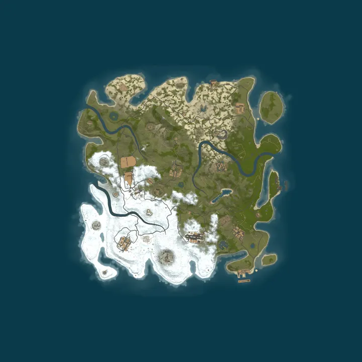 Map of [RU] ПЕПЕЛ PvE x2 | RPG Прокачка | Штурм NPC 