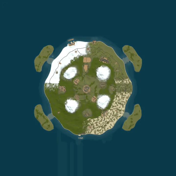 Map of ビビラスサーバー