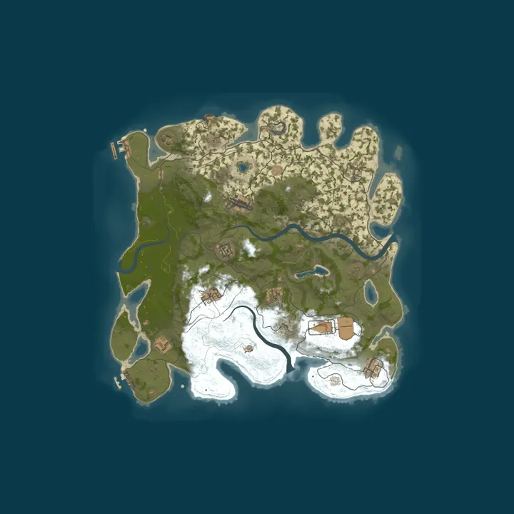 Map of 로지 러스트 서버