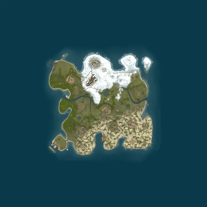 Map of A Rust Server
