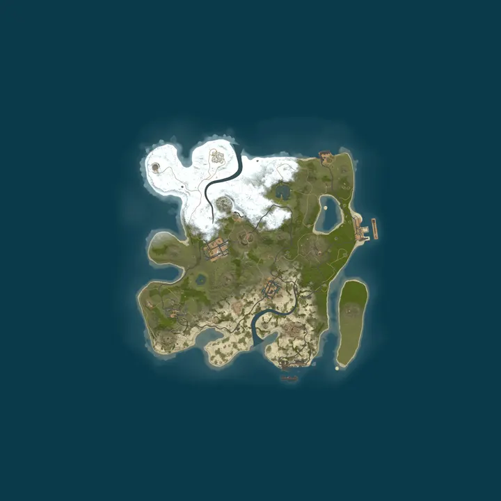 Map of RETRO RUST #2 X2|NOLIMIT|EVENT WIPE 9.10