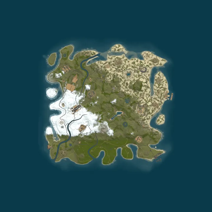 Map of Raid Rust Hybrid PVE/PVP EU/RU [x1|DoorRaid|Arena|TP]