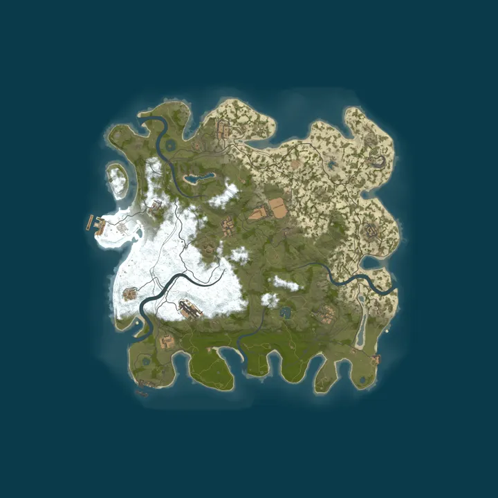 Map of 666 RUST /ДЛЯ НОВИЧКОВ /РОССИЙСКИЙ 11.10