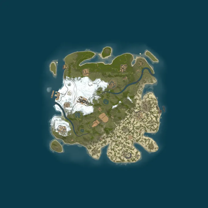 Map of JUST RUST X15 [MAX3|EVENTS|TP|KITS|LOOT+]
