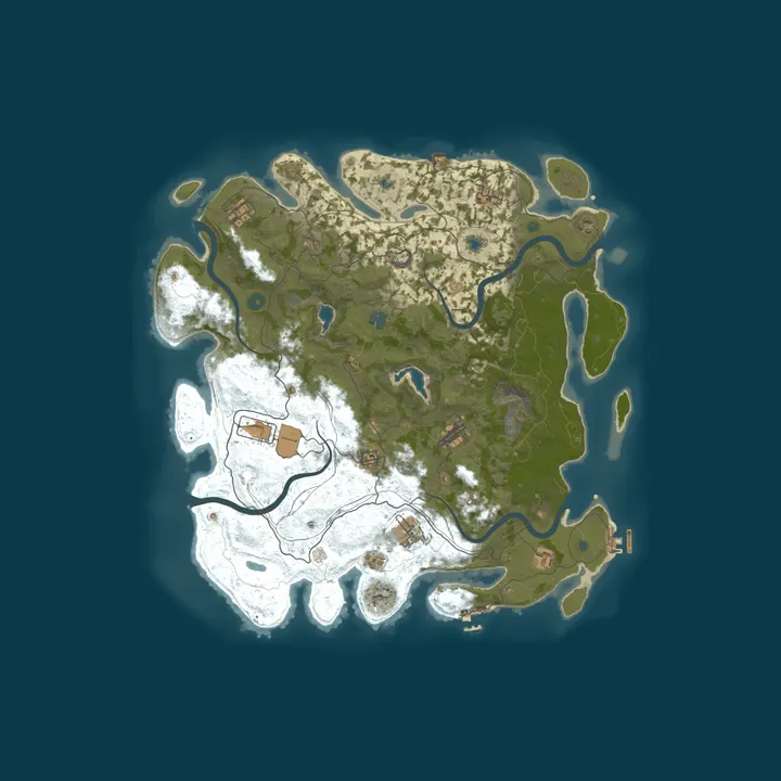 Map of Hossa INC RUST