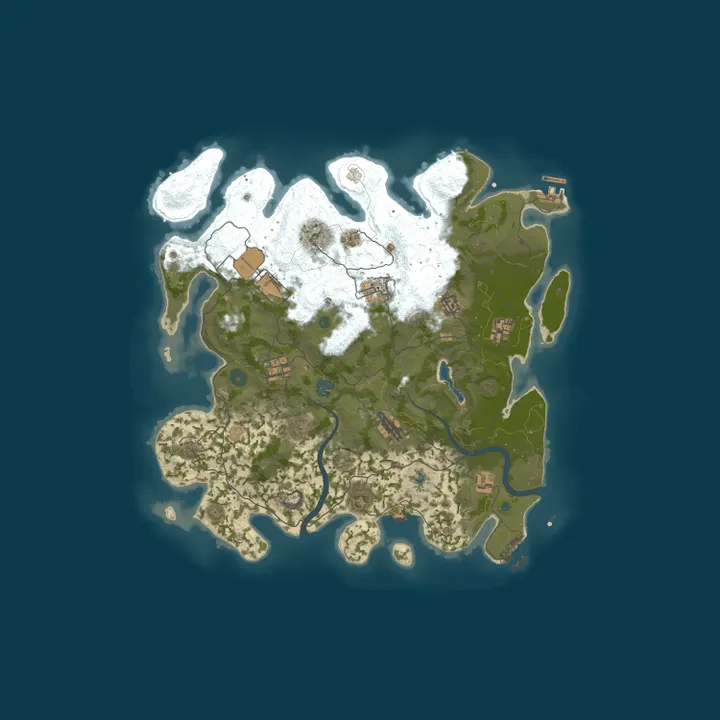 Map of FaZa Rust | x2 | Solo/Duo/Trio/Quad | Monthly
