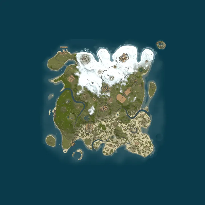 Map of 3RDM Farm Island v6.10 TEST