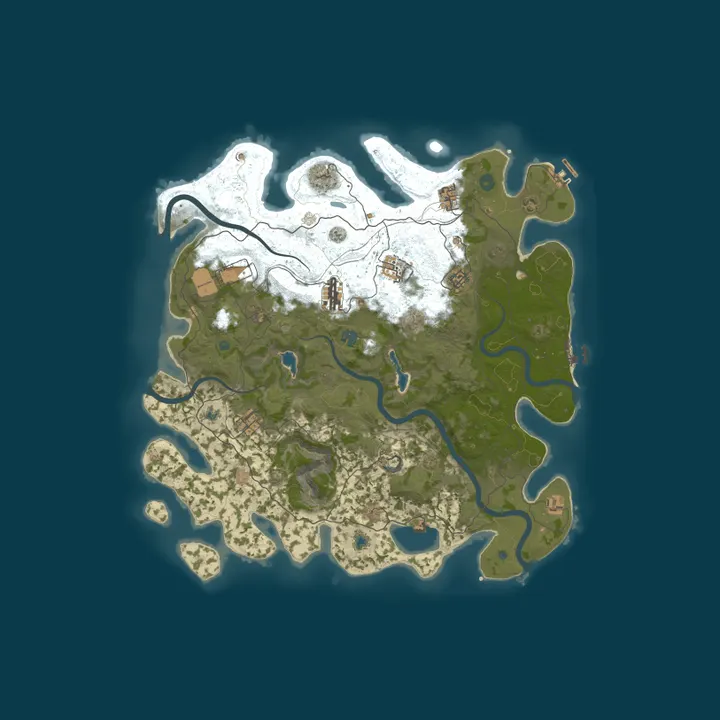 Map of Harvest Rust для новичков