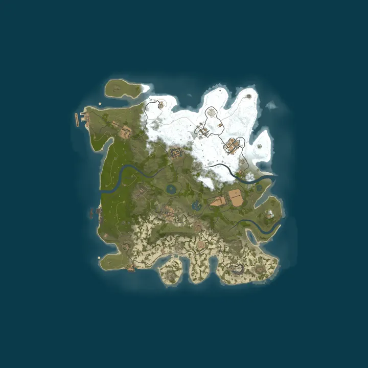 Map of ExYu Balkan Vanilla Rust | No Lag EU | 8.10