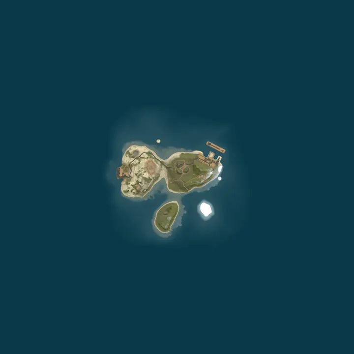 Map of A Shockbyte Rust Server