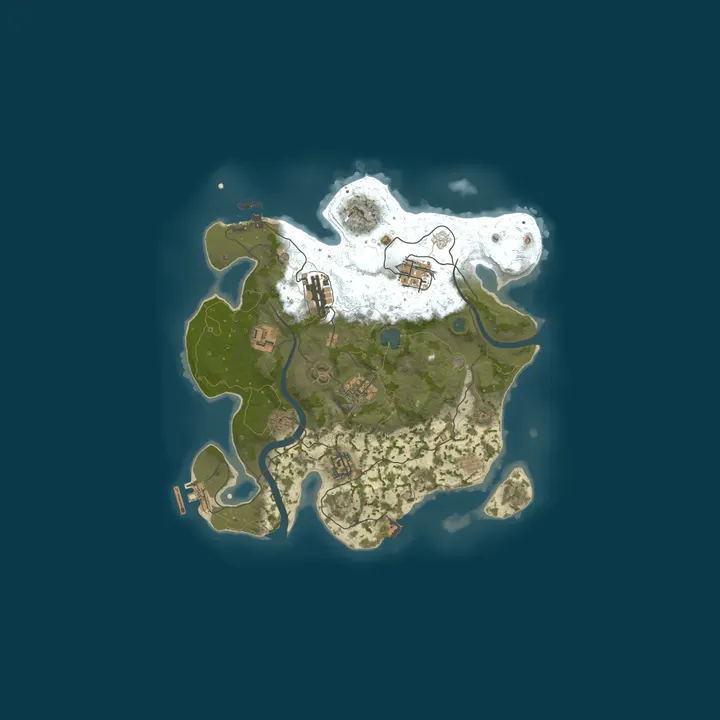 Map of [EU] RavineRust | 2x Vanilla | Weekly