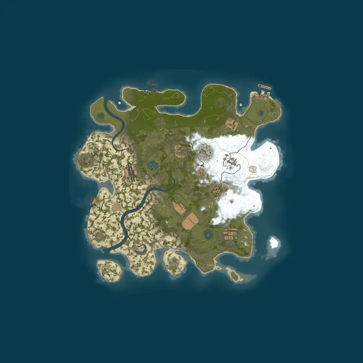 Map of ![EU] EldenVale | PVP | Weekly | 2x | Convoy and Armored Train