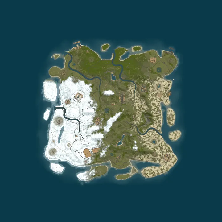 Map of ⦿ ICEFUSE EU 3X Duo (Solo/Duo|Loot x3|WIPED)