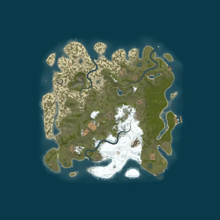 Map of Iron Oxide 50x|PVE|No BPs|Clans|Kits|RaidableBases