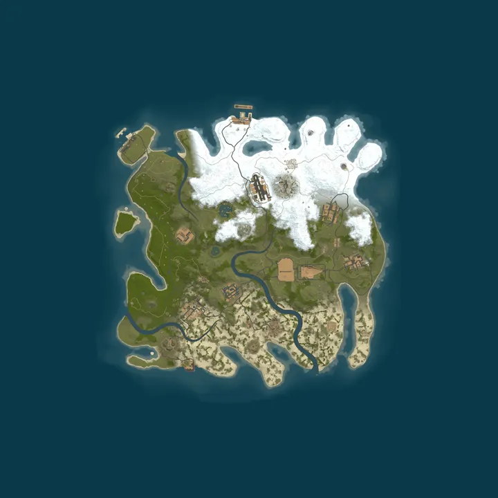 Map of UniqueRust.com | OneLife Server |