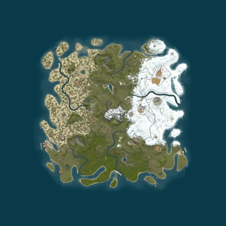 Map of Blitz Rust