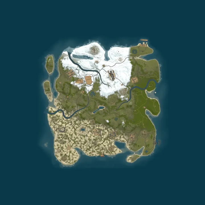 Map of Rustown 2x | Solo/Duo/Trio | BiWeekly Wipes
