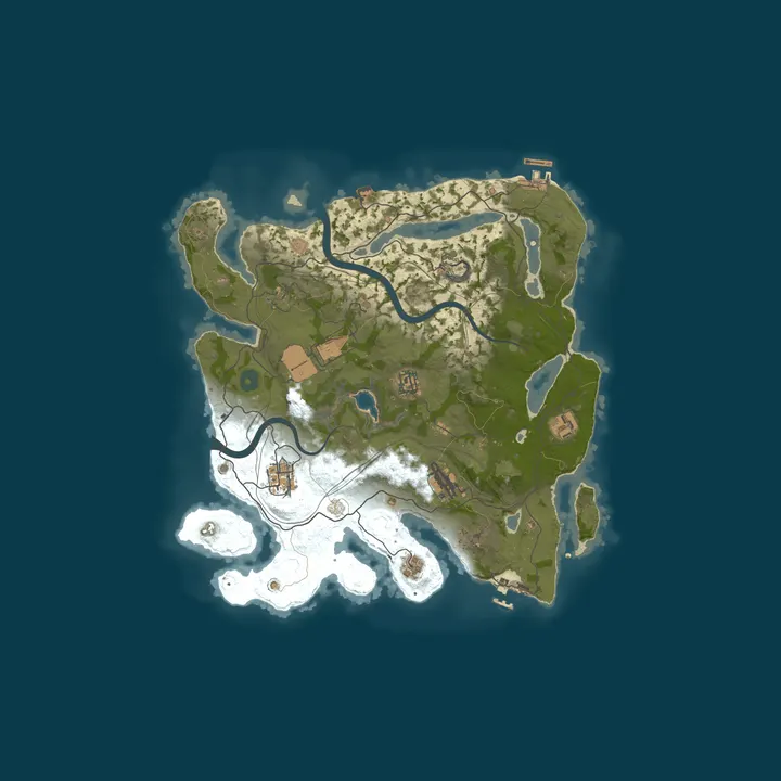 Map of BEAR CLAW SERVERS | 2X | TRIO | MONTHLY | KITS | NOOB FRIENDLY