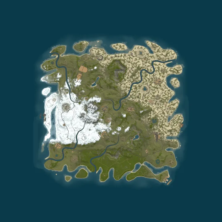 Map of My Apex Rust Server