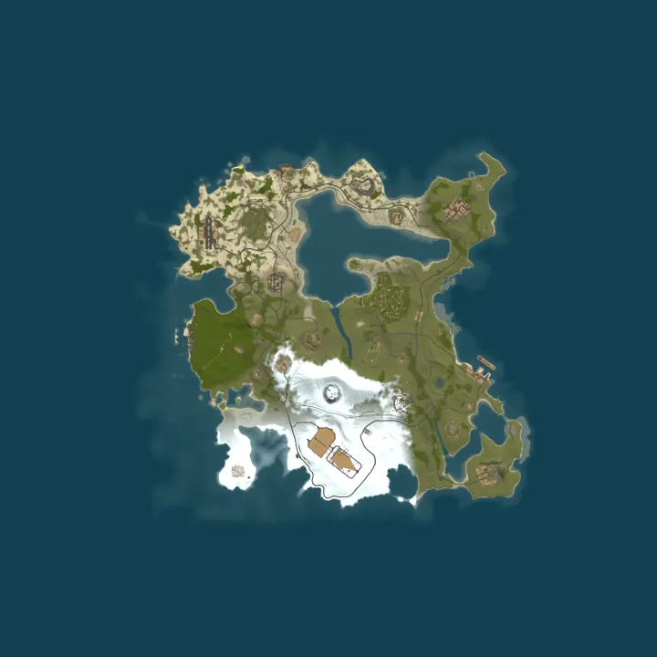 Map of 4SG Rust PvE | No Kill | No Raid | No Decay