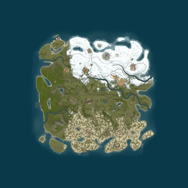 Map of McRust - Private Server