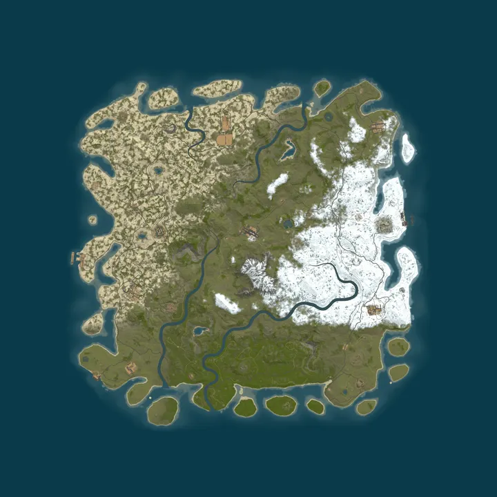 Map of Darktidia Solo Only | Monthly | 2x | 50% Upkeep