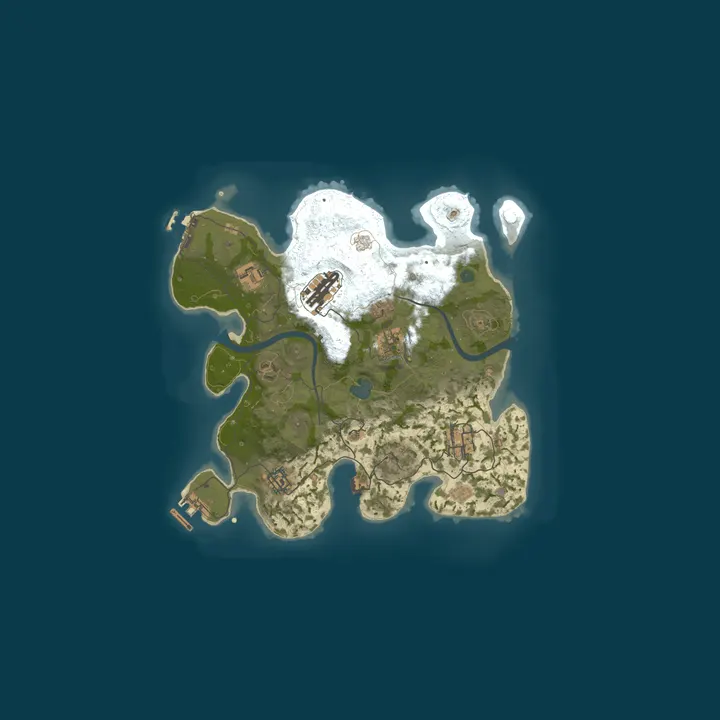 Map of RustGrubbz Island