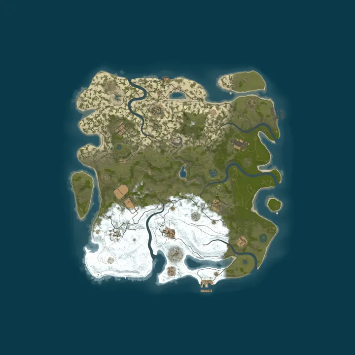Map of Brutal Island - [Main]