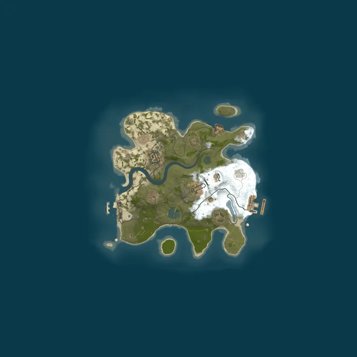 Map of StaticRust SMALL x5 | Малая карта