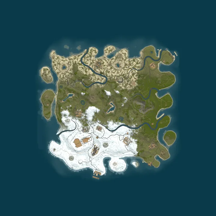 Map of zvpw's Rust Server