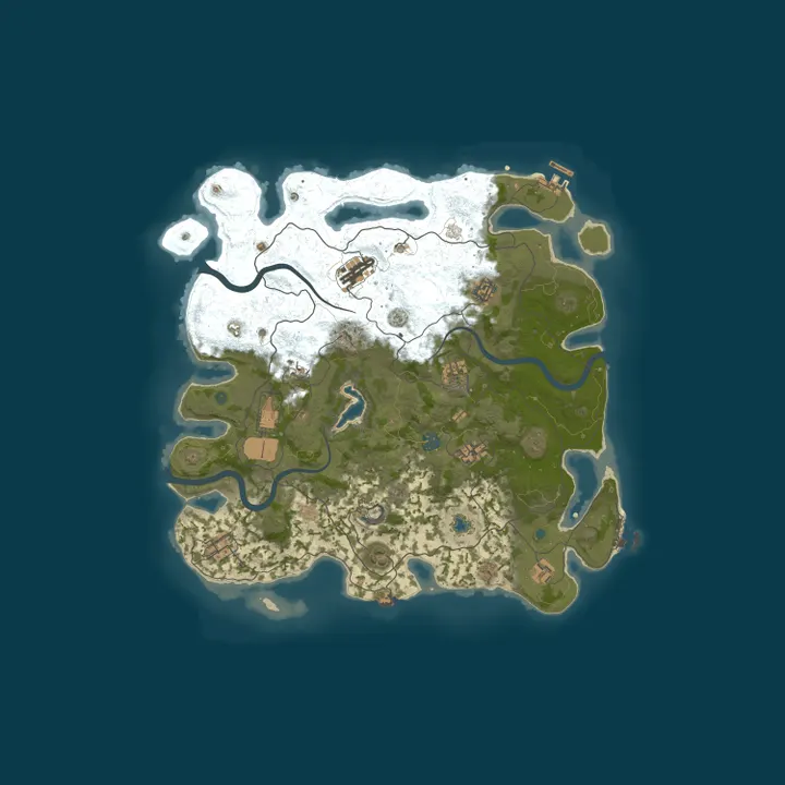 Map of StigmaWorld Rust Dedicated Server