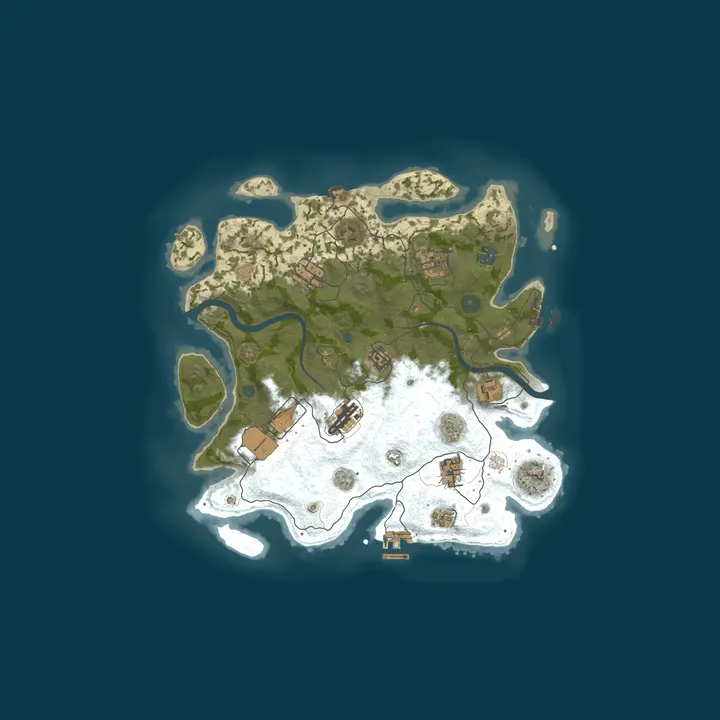 Map of #1 DOZA RUST X20/X50 | MAX5 | LOOT+ | ДЛЯ НОВИЧКОВ