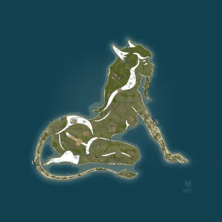 Map of SALT & RUST |PVE + PVP| SURVIVAL