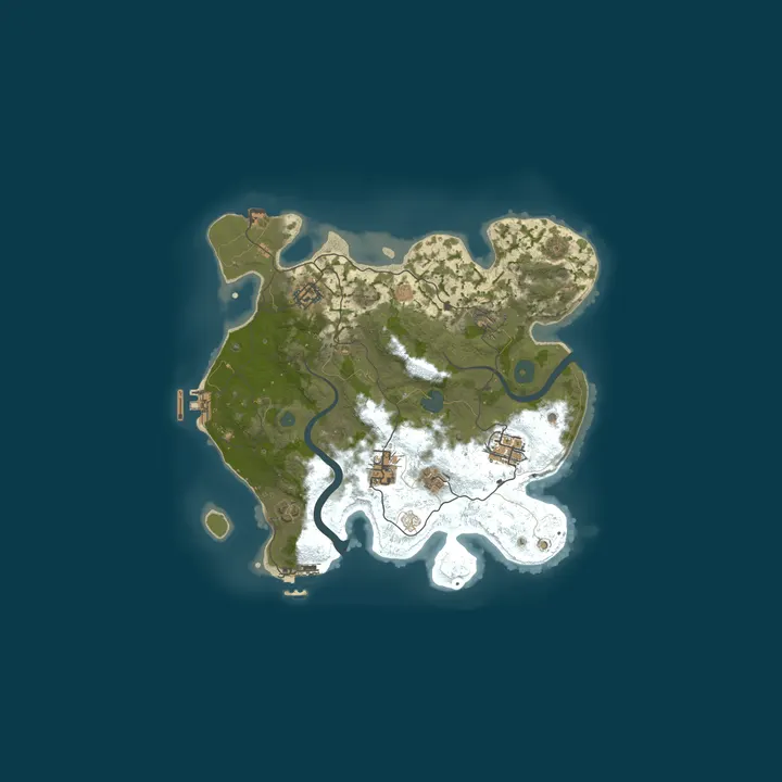 Map of Rust Server