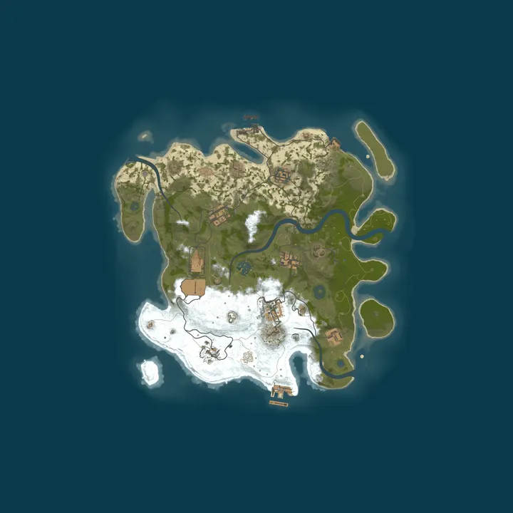 Map of GoB Rust Sever Solo/duo NOOB Friendly 01.10 Monthly Wipes