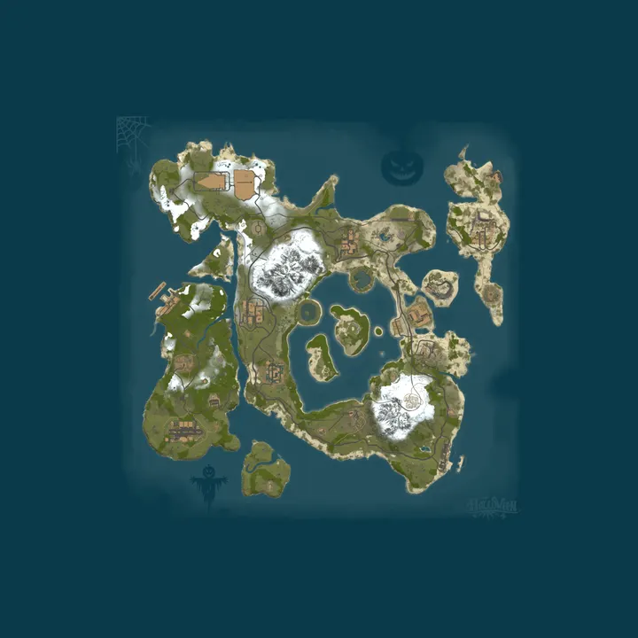 Map of [EU/GER] FEUERPAUSE | PvE/PvP | Solo/Duo/Trio | KOS Zones | Eve