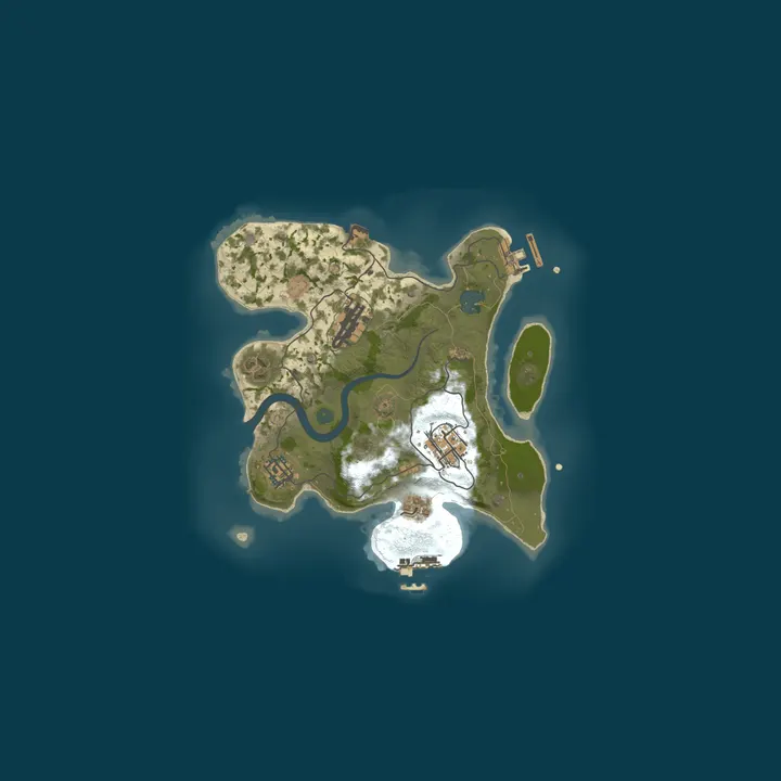 Map of MTOWN Rust Server