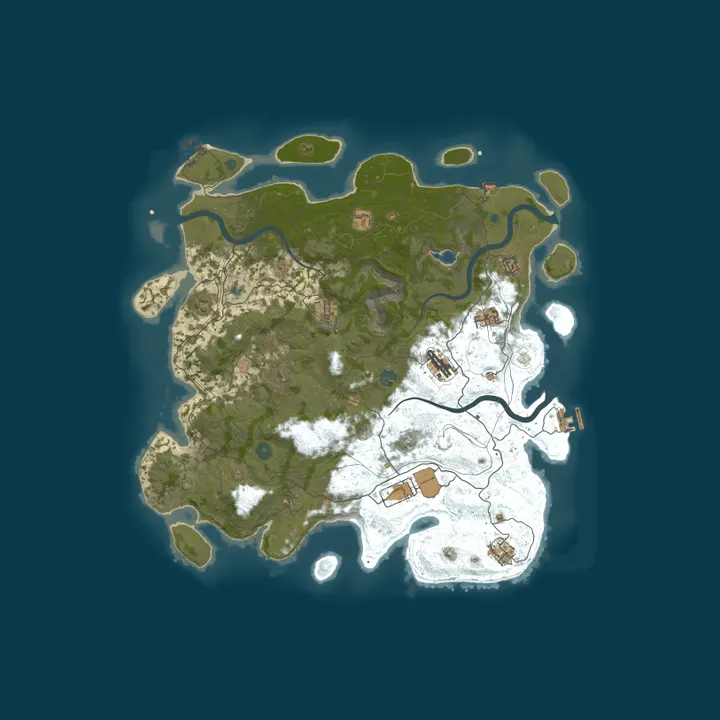 Map of [EU] Wilderness Vanilla 50% Upkeep | Monthly | No BP wipe
