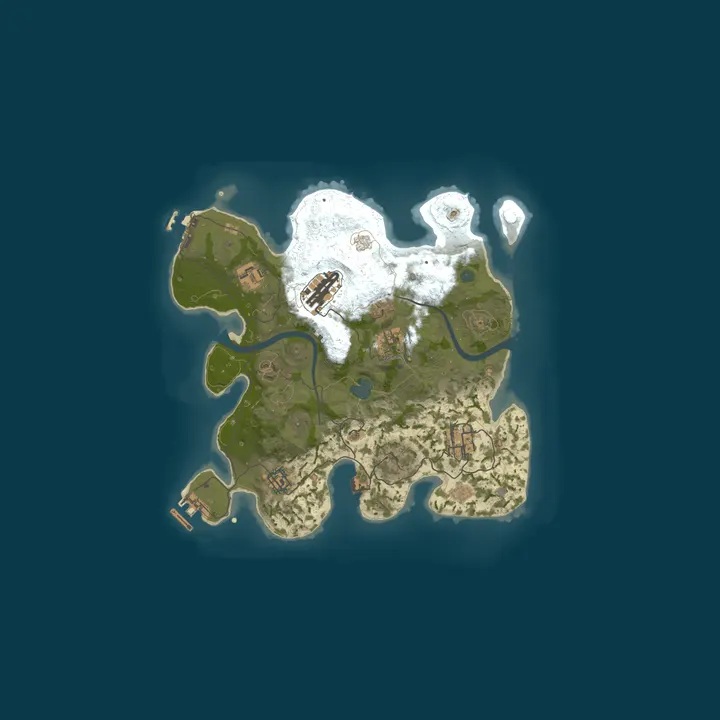 Map of A Rust Server