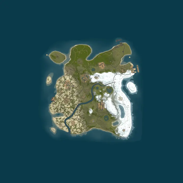Map of [FR] L'Ile Perdue | PvE Softcore | RPG | Monthly