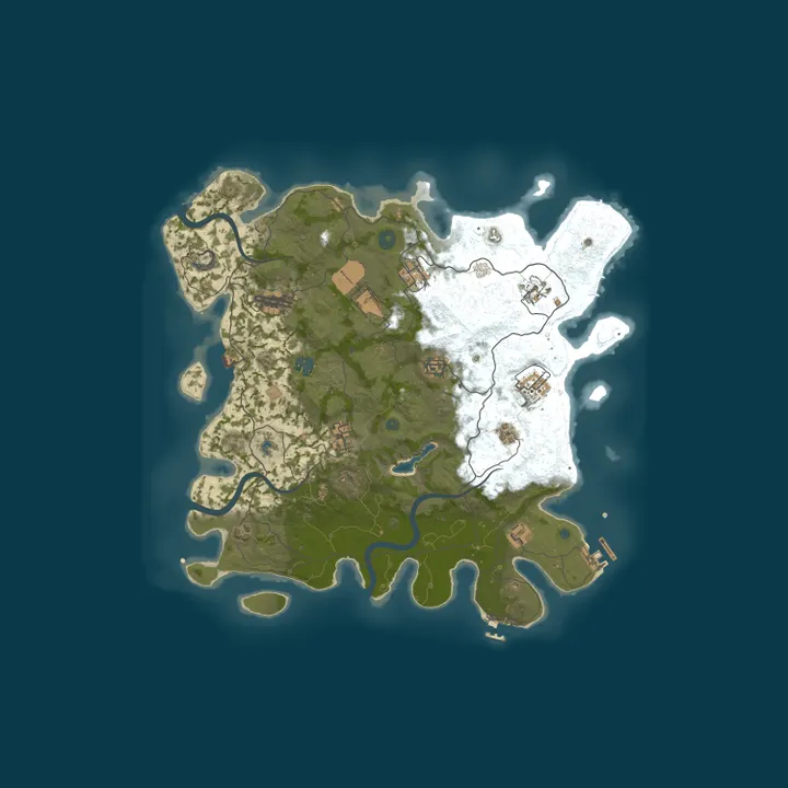 Map of (Ger PvE) Feierabend-Gamer.de Rust