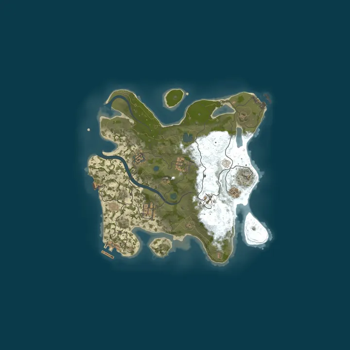 Map of A Rust Server
